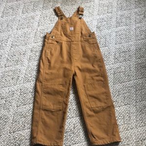 Carhartt Flannel lined overalls